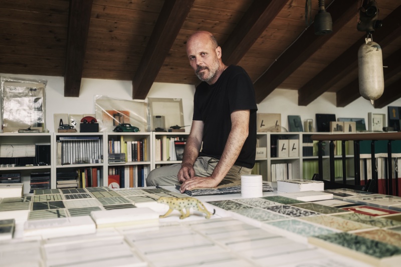 Giacomo Callo In His Studio